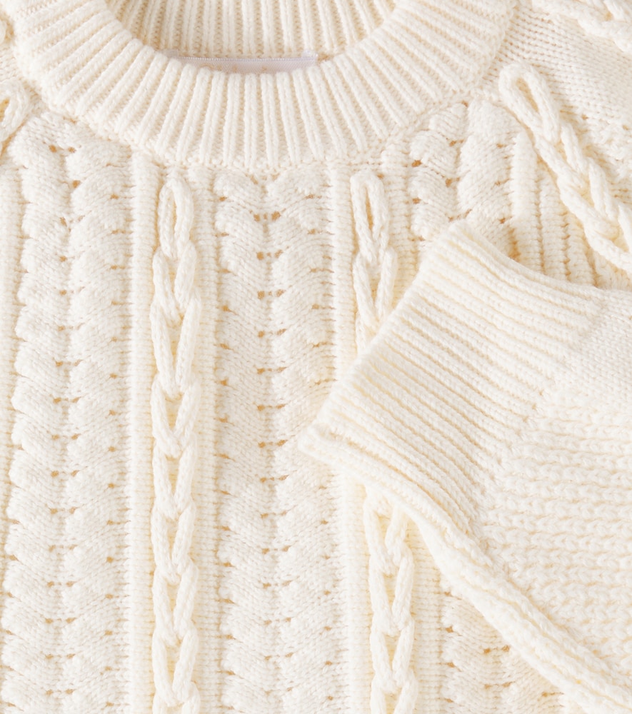  Chloe Kids Chloé Kids Pullover Aus Baumwolle Und Wolle 