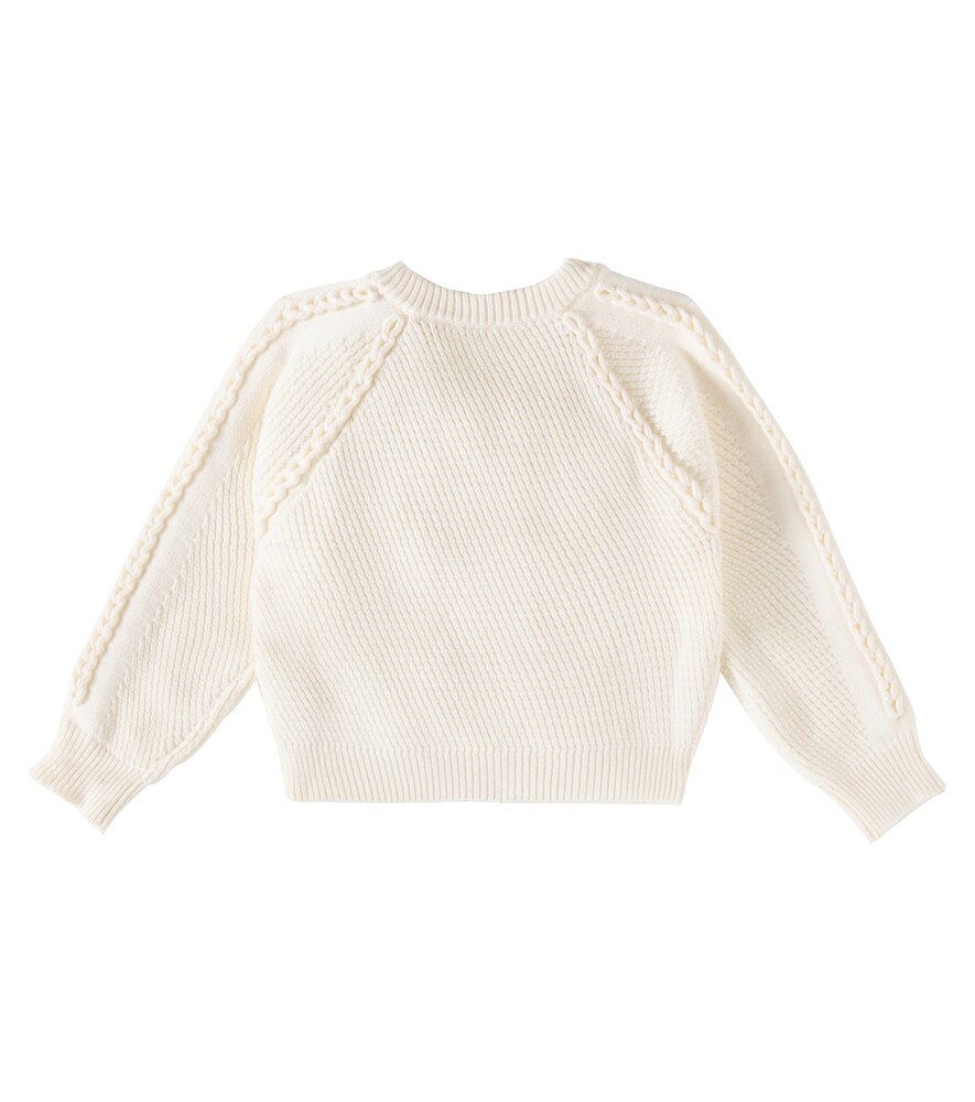  Chloe Kids Chloé Kids Pullover Aus Baumwolle Und Wolle 