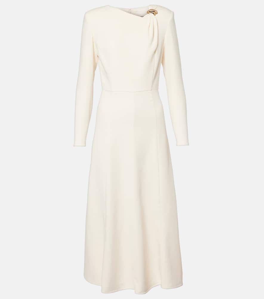 Crêpe satin cocktail dress