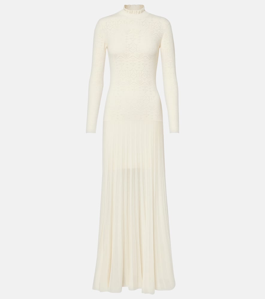 Gisole pointelle turtleneck maxi dress