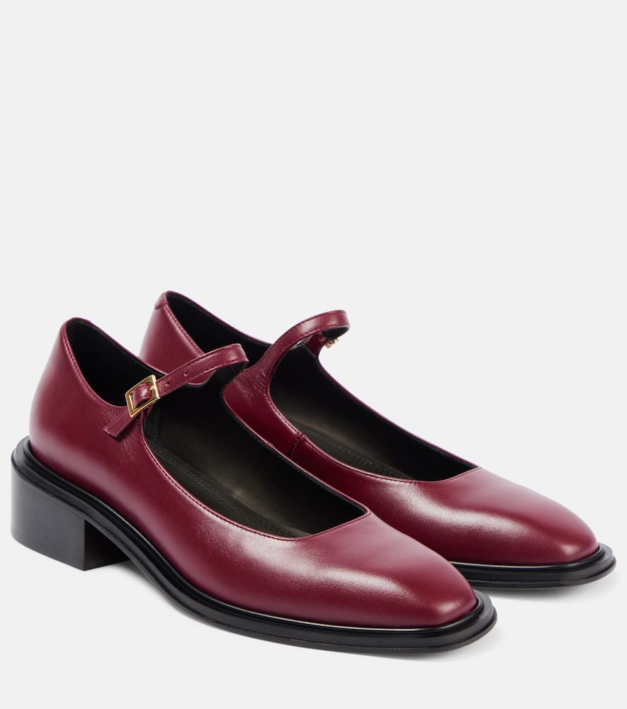 Penelope leather ballet flats