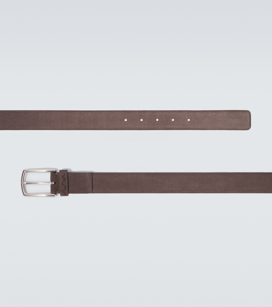  Zegna Zegna Suede Belt 