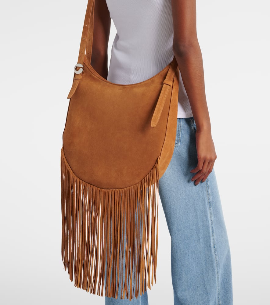 COPERNI FRINGED SUEDE SHOULDER BAG