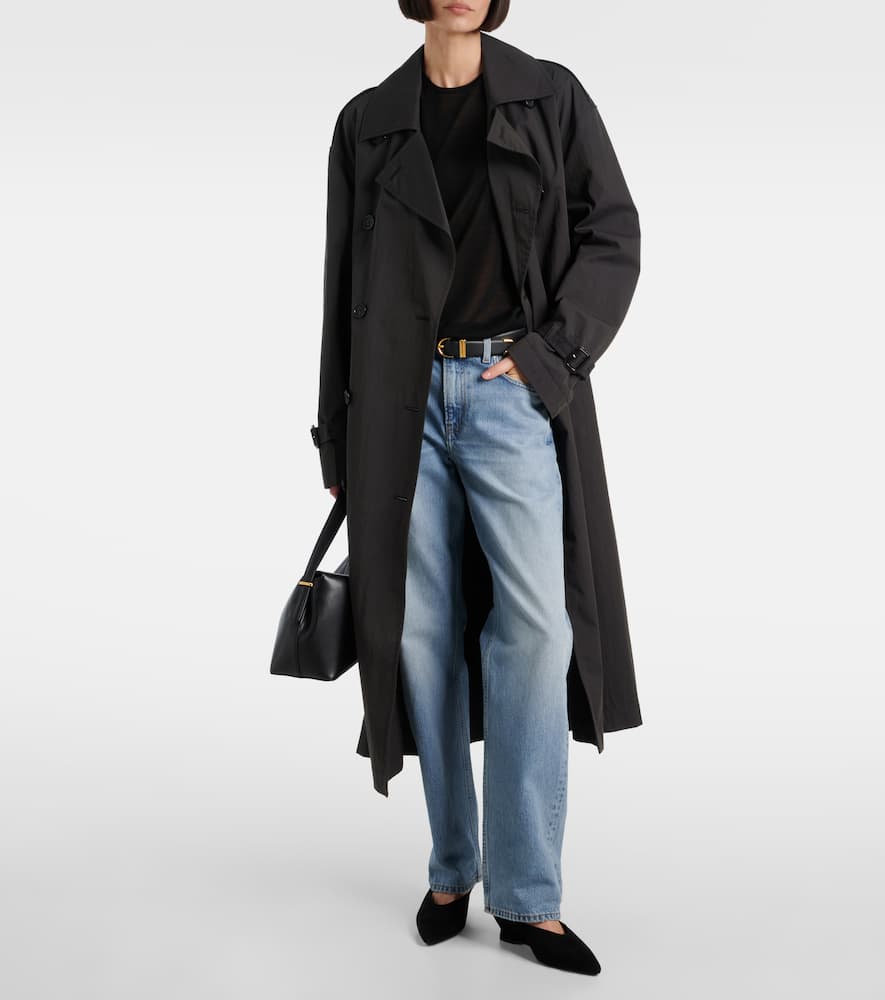 Le Monde Beryl Suede Wedge Mules In Black