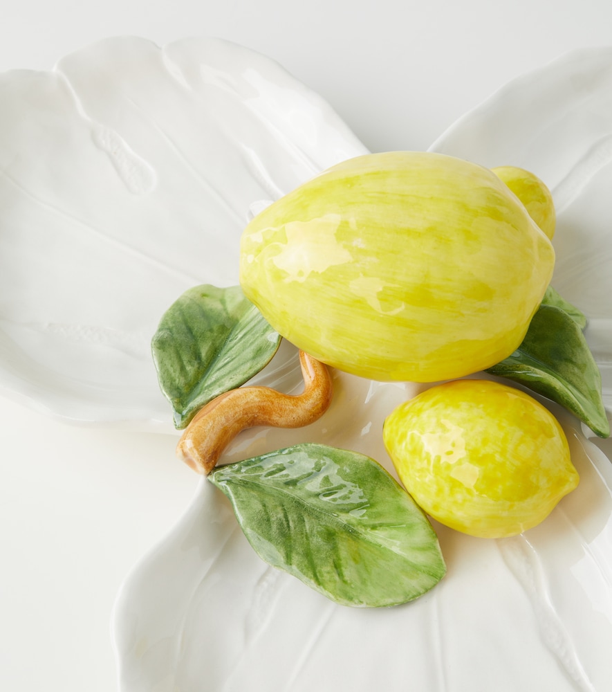 Les-ottomans Les-ottomans Lemon Ceramic Tray 