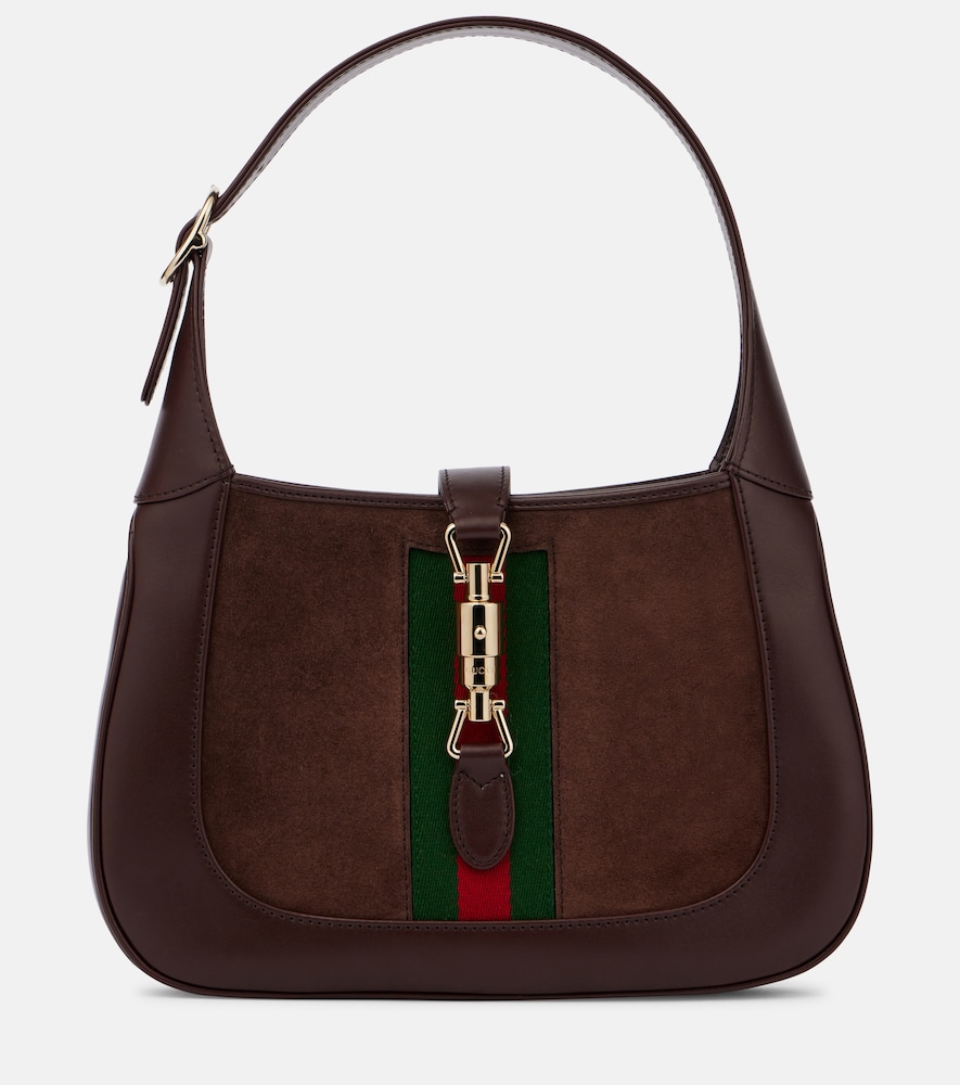 Gucci Donna Borsa A Spalla Jackie 1961 In Suede Marrone Unica- Mytheresa