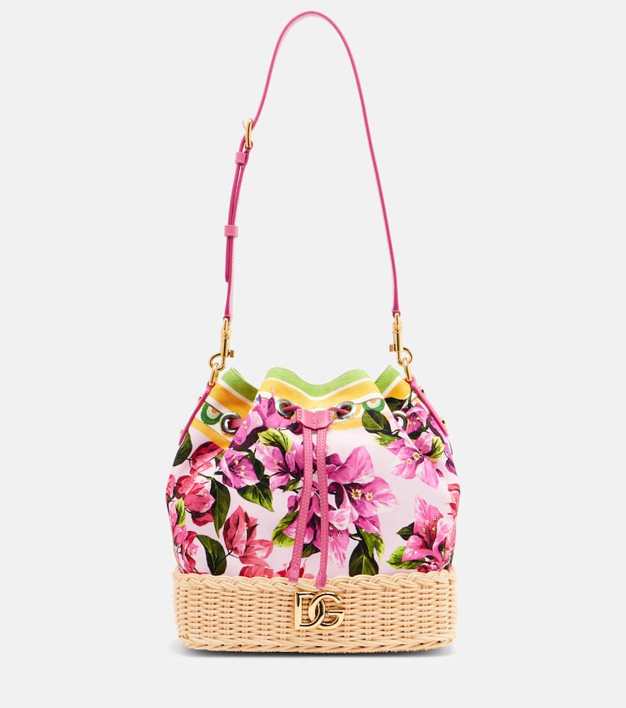 Taormina DG floral bucket bag