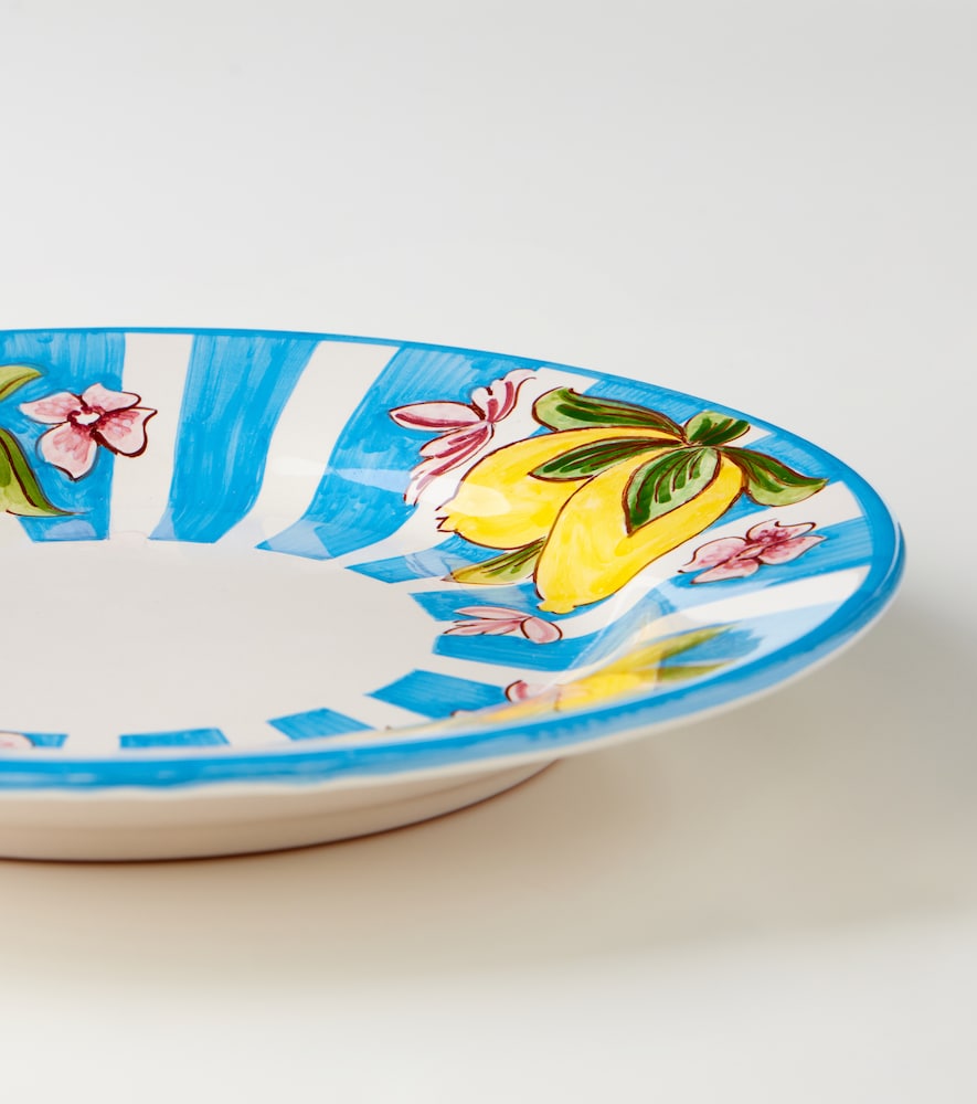  Dolce&gabbana Casa Dolce&gabbana Casa Taormina Ceramic Dinner Plate 