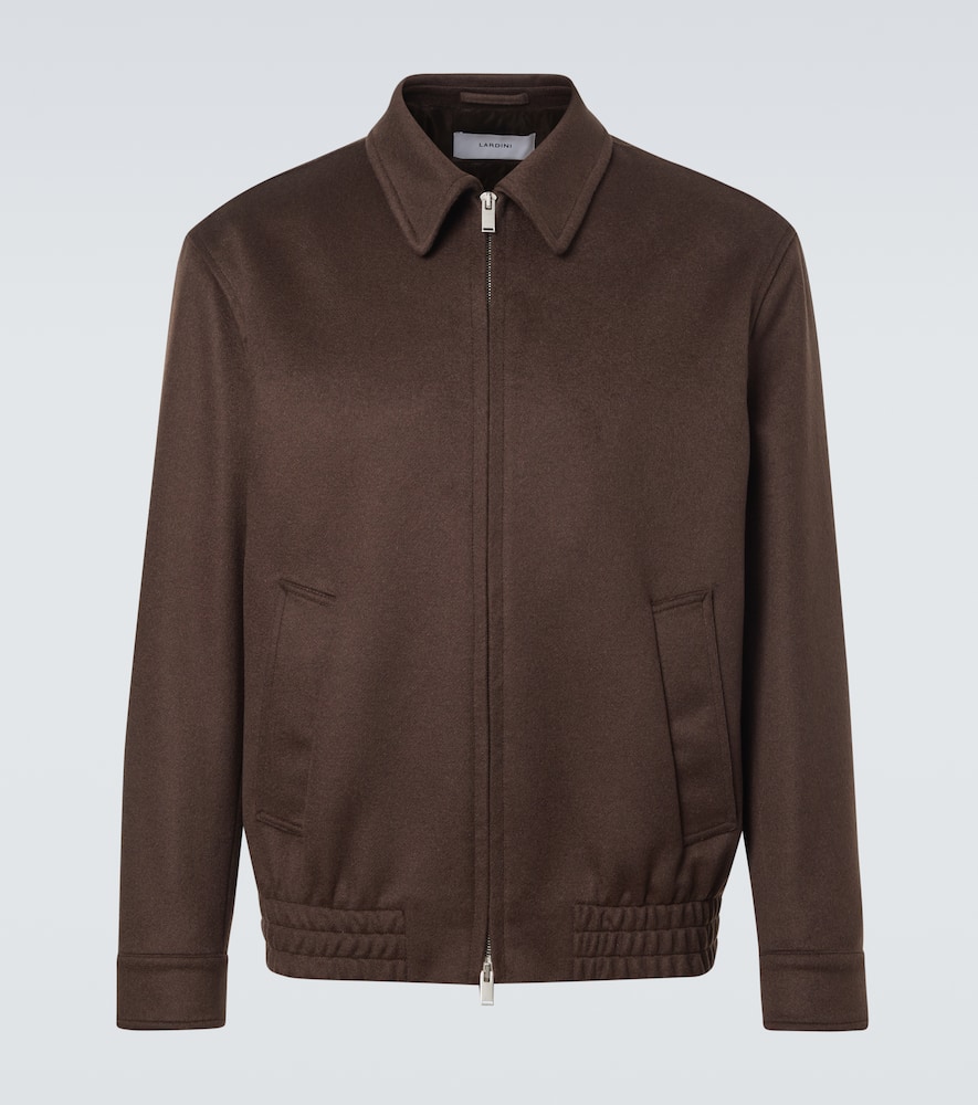 Cashmere and wool blouson