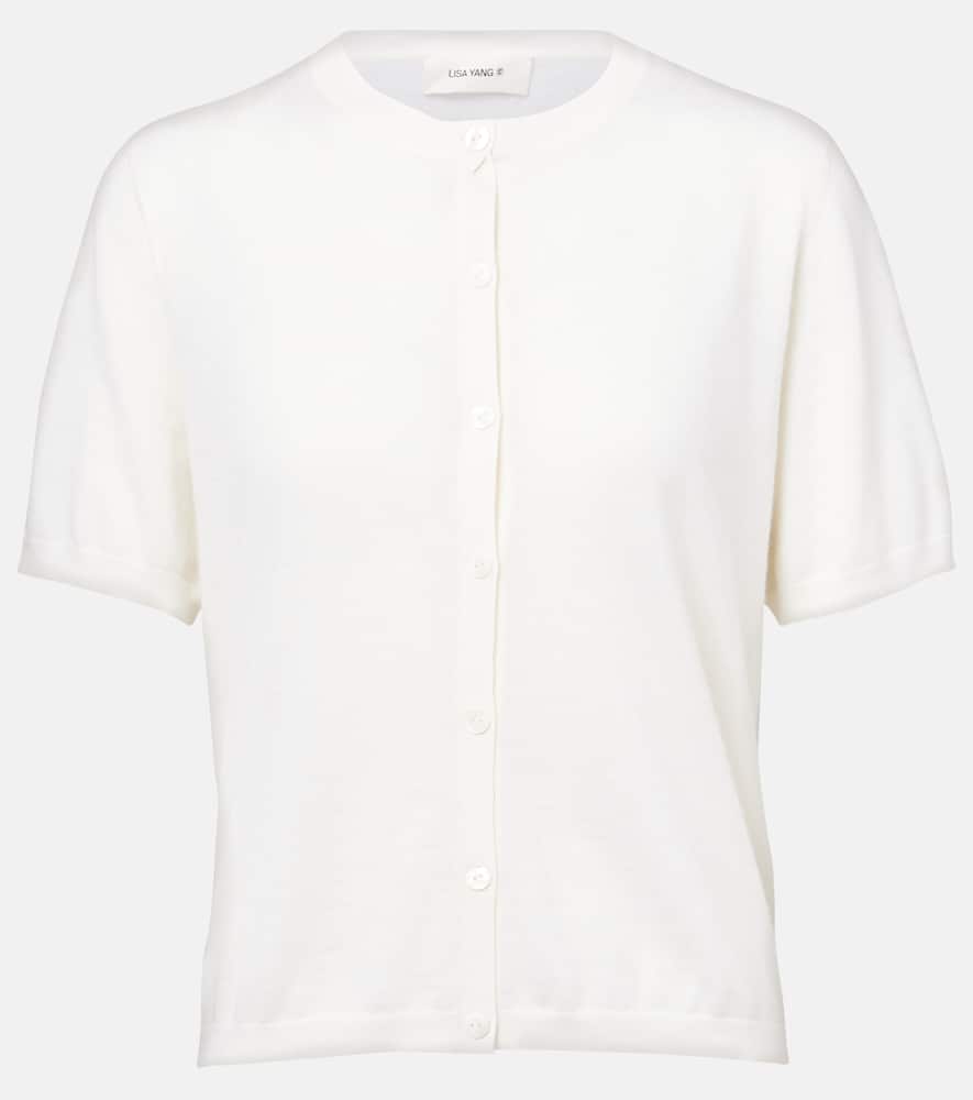 Lisa Yang Cardigan Charlotte Aus Kaschmir In White