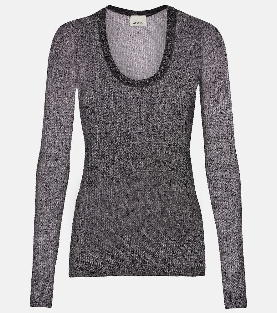 Thalia lamé top
