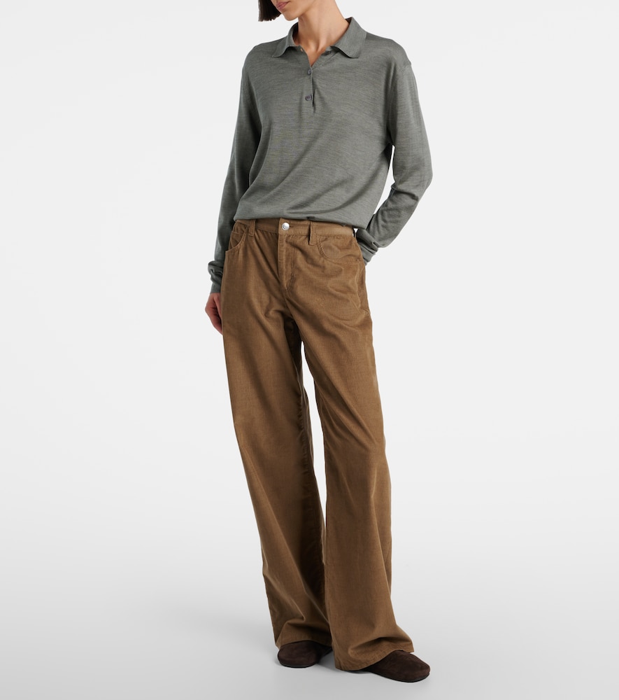 The Row Eglitta corduroy straight pants