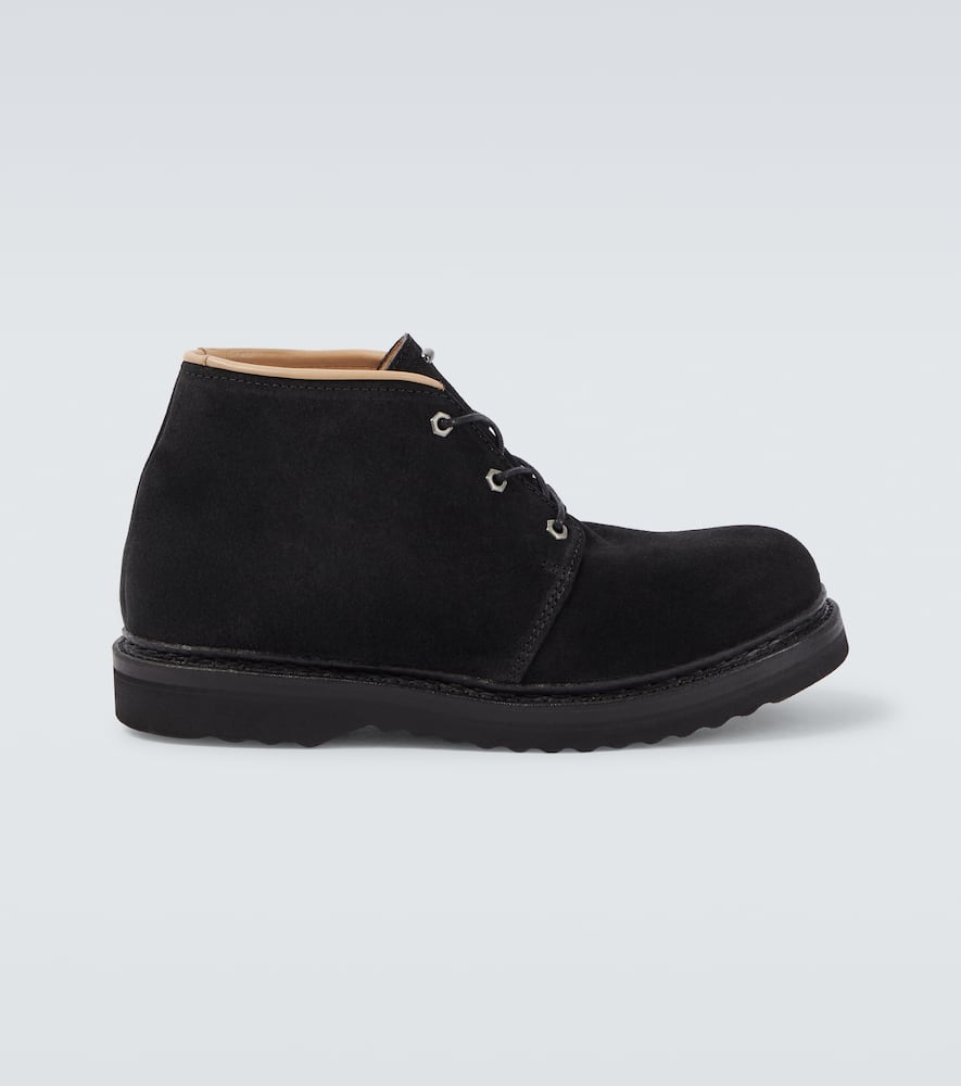 Our Legacy Chukka Boot Boots In Black Suede In Black