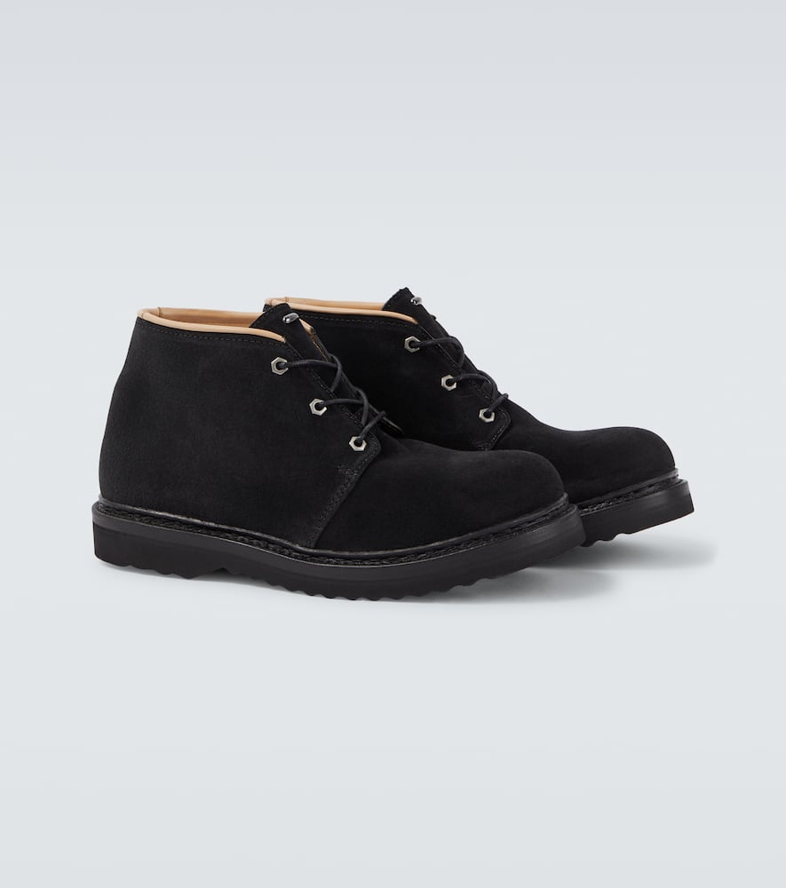 Our Legacy Chukka Boot Boots In Black Suede In Black