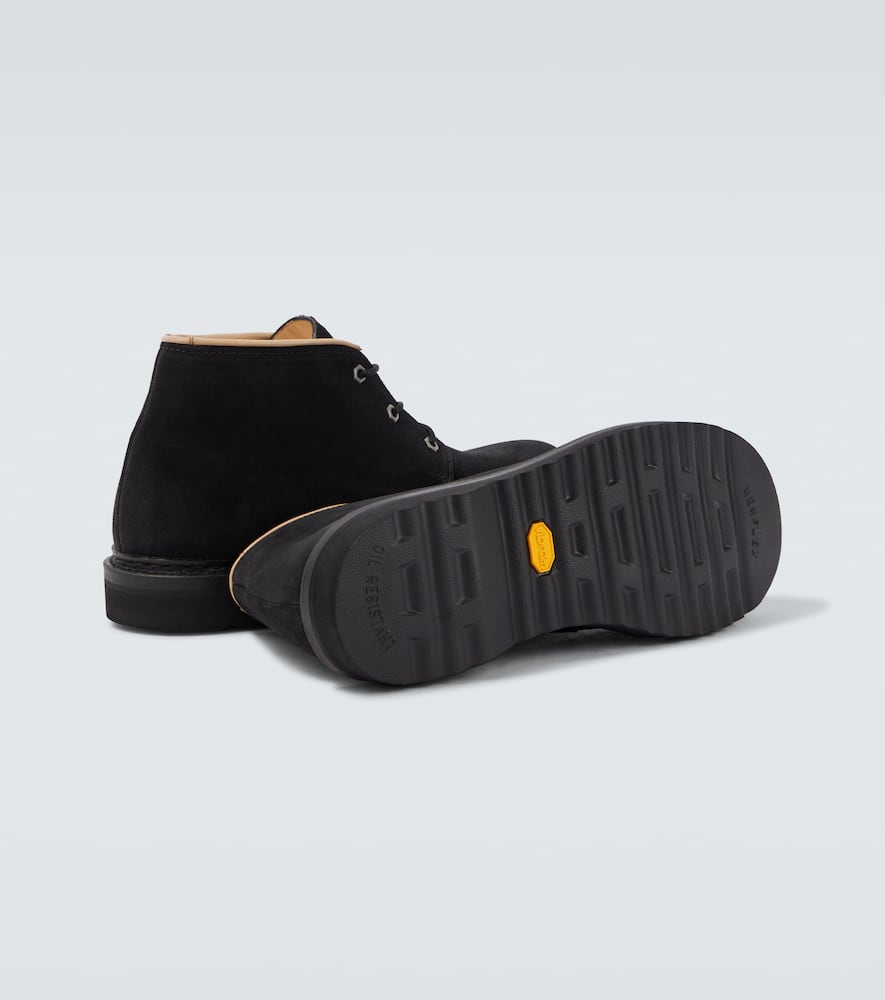 Our Legacy Chukka Boot Boots In Black Suede In Black