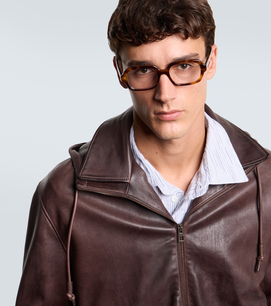 Loewe Slim Square Glasses In Brown