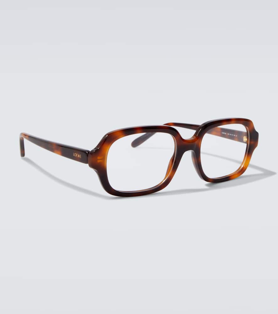 Loewe Slim Square Glasses In Brown