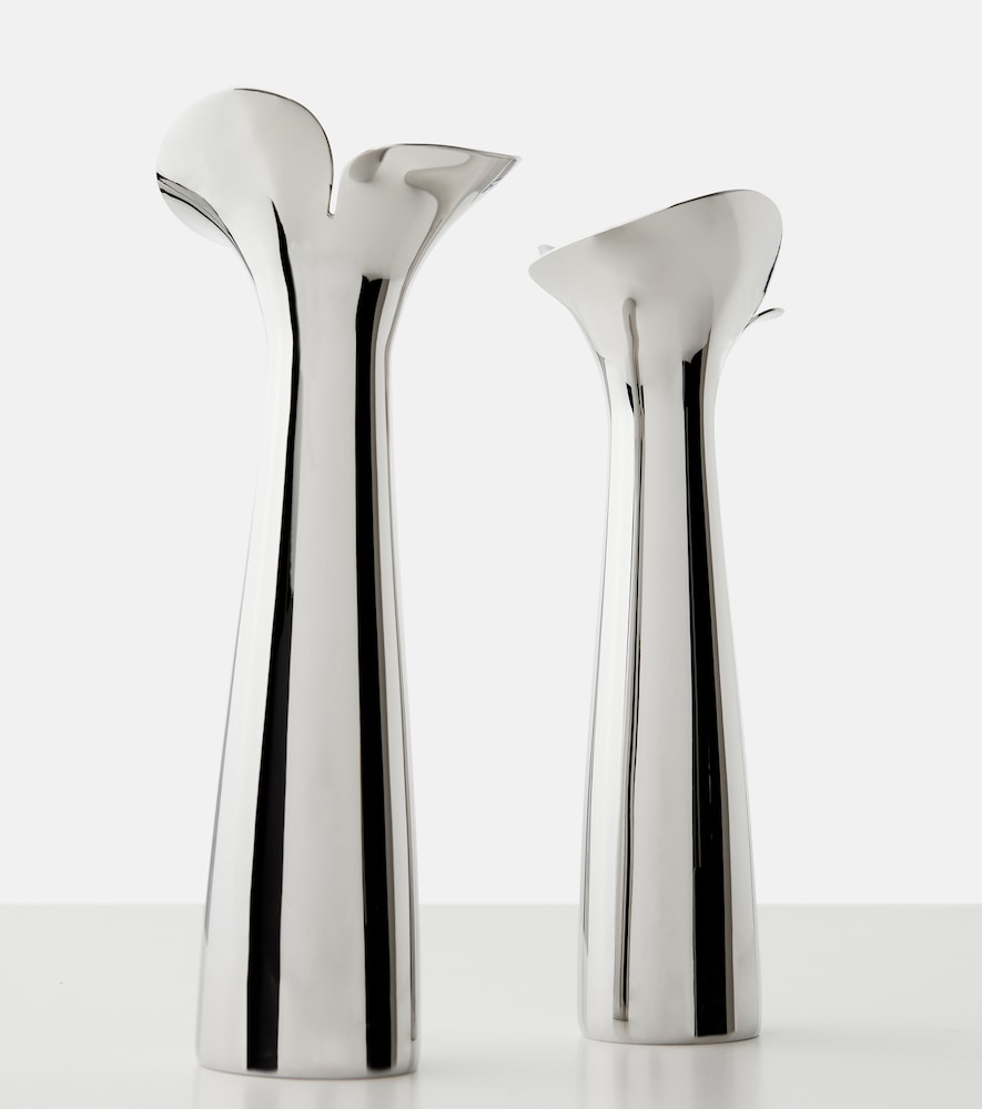  Georg Jensen Georg Jensen Bloom Botanica Set Of 2 Candle Holders By Helle Damkjã¦r 