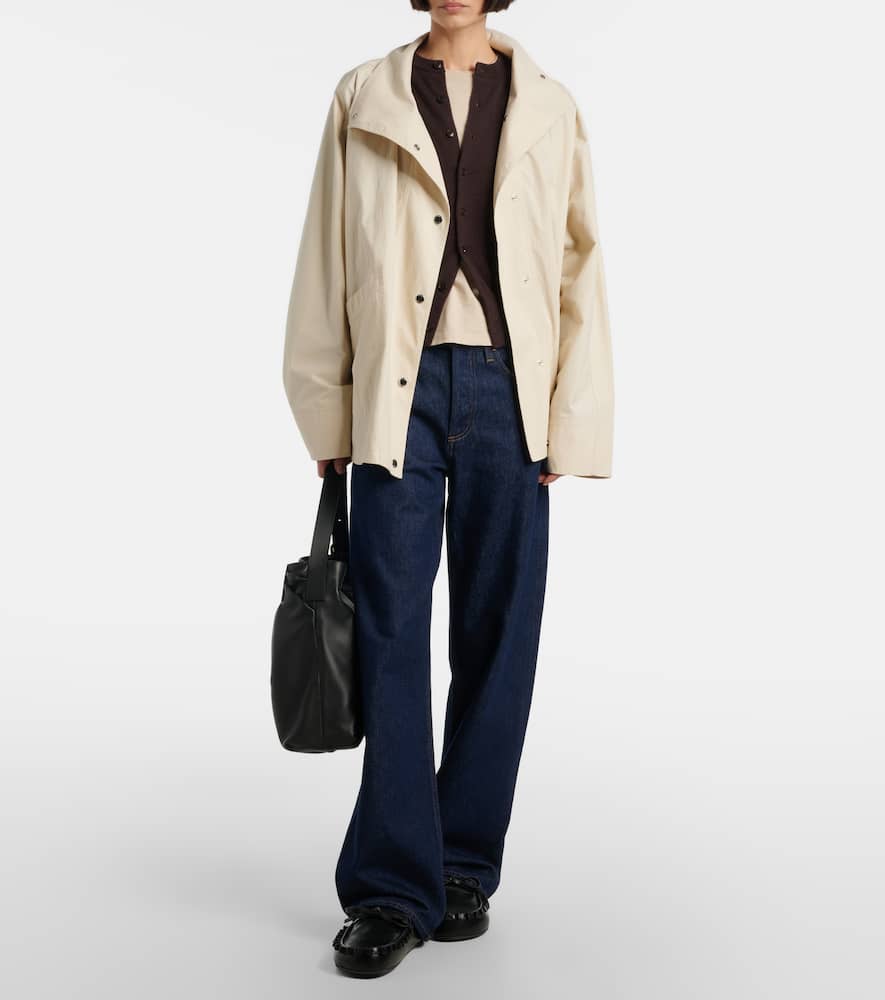 Agolde Arc Mid-rise Wide-leg Jeans In Blue