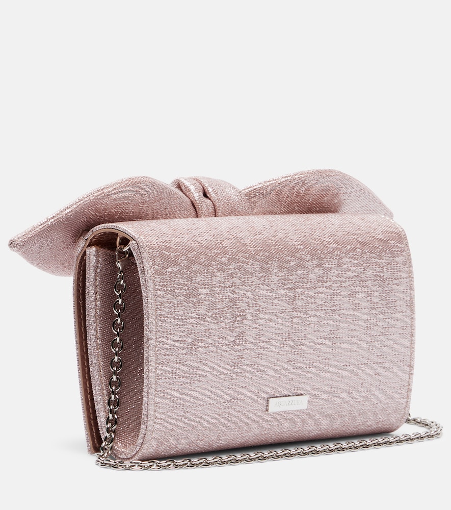  Aquazzura Aquazzura Bow Tie Twill Clutch 