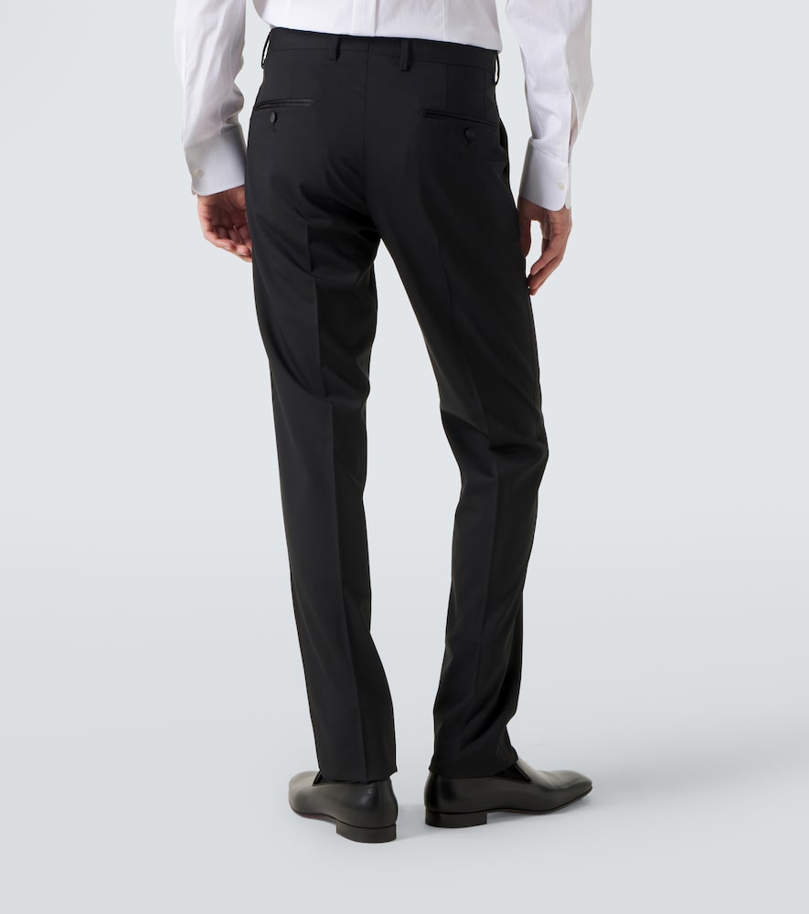  Dolce&gabbana Dolce&gabbana Wool And Silk-blend Tuxedo Pants 