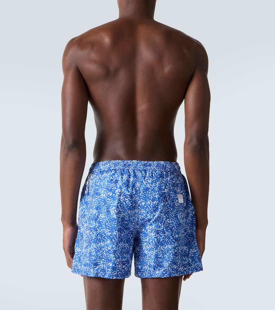  Fedeli Fedeli Madeira Printed Swim Trunks 