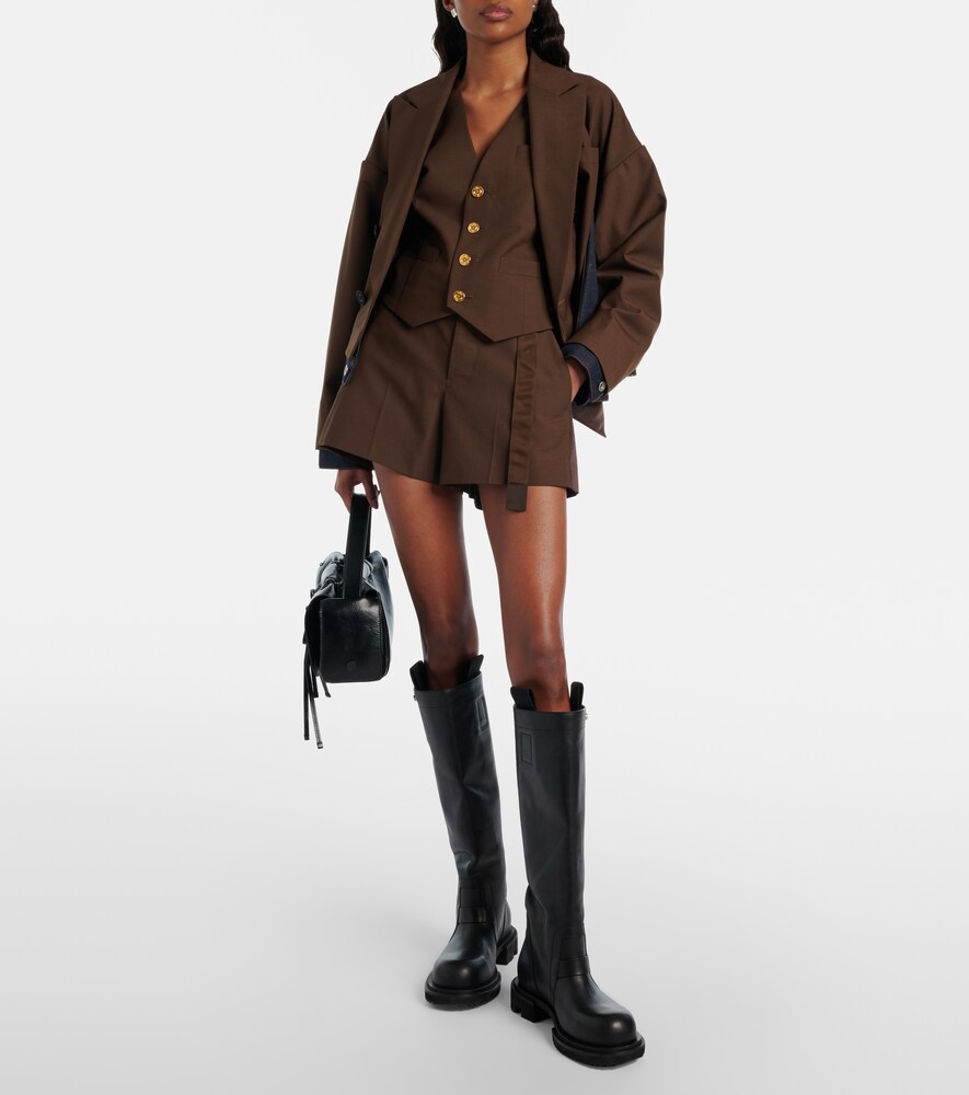  Sacai Sacai Paneled Vest 
