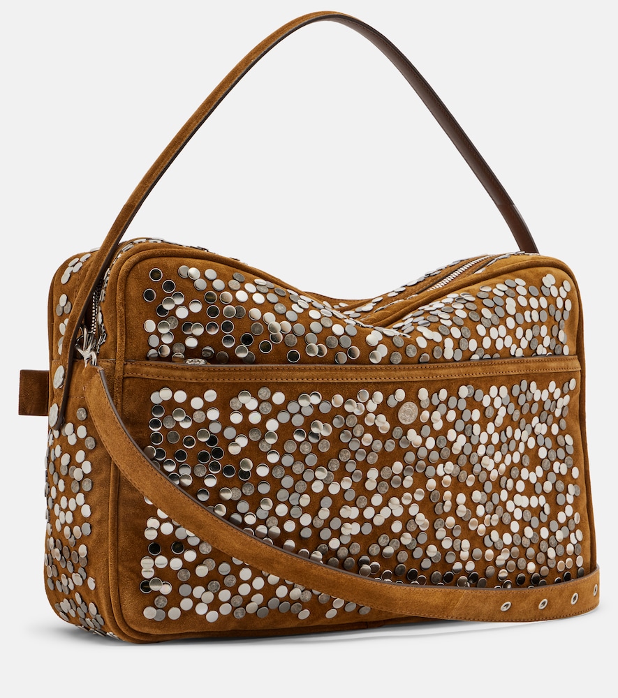  Acne Studios Acne Studios Camero Camera Large Suede Shoulder Bag 