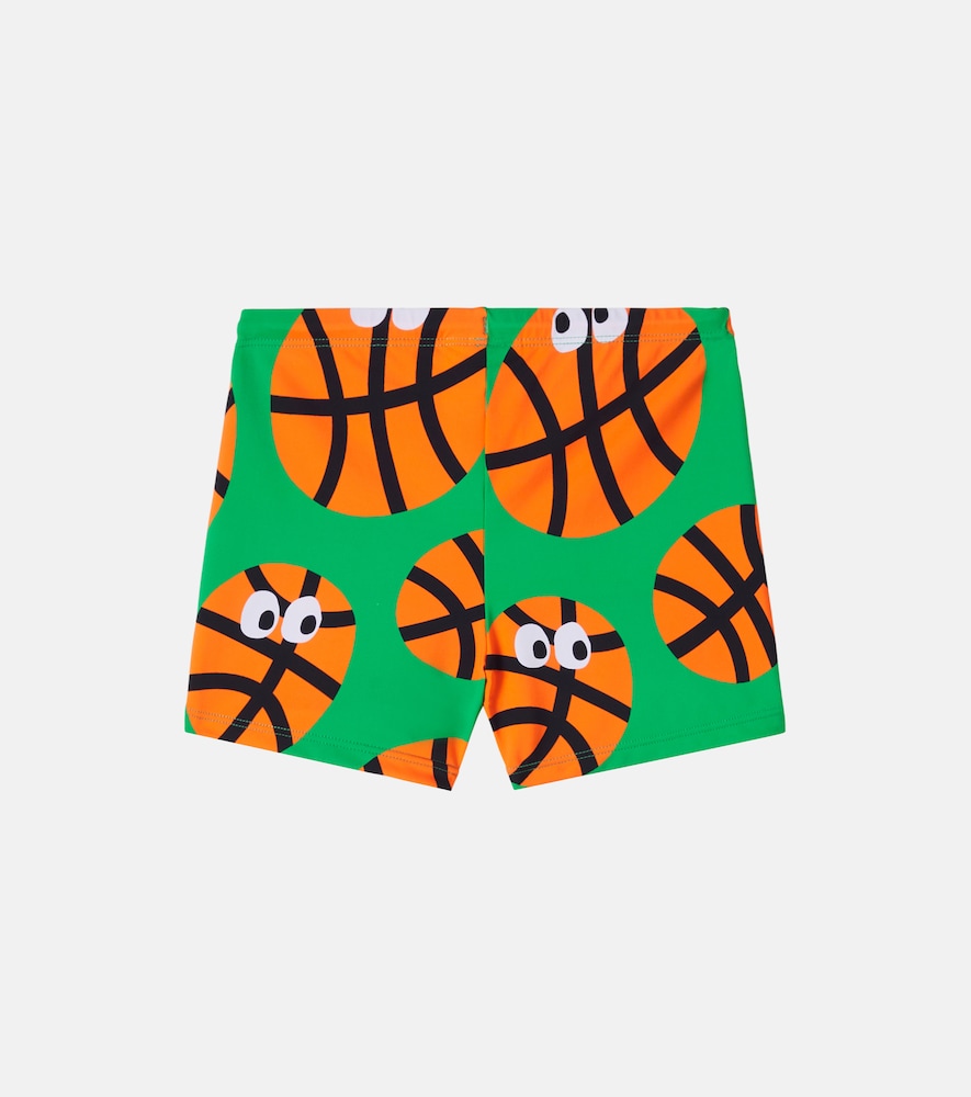  Stella Mccartney Kids Stella Mccartney Kids Bedruckte Badeshorts Basketballs 