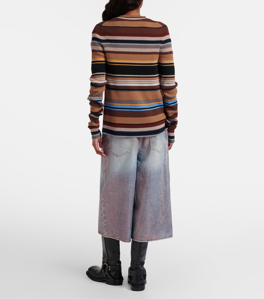  Acne Studios Acne Studios Coated Denim Culottes 