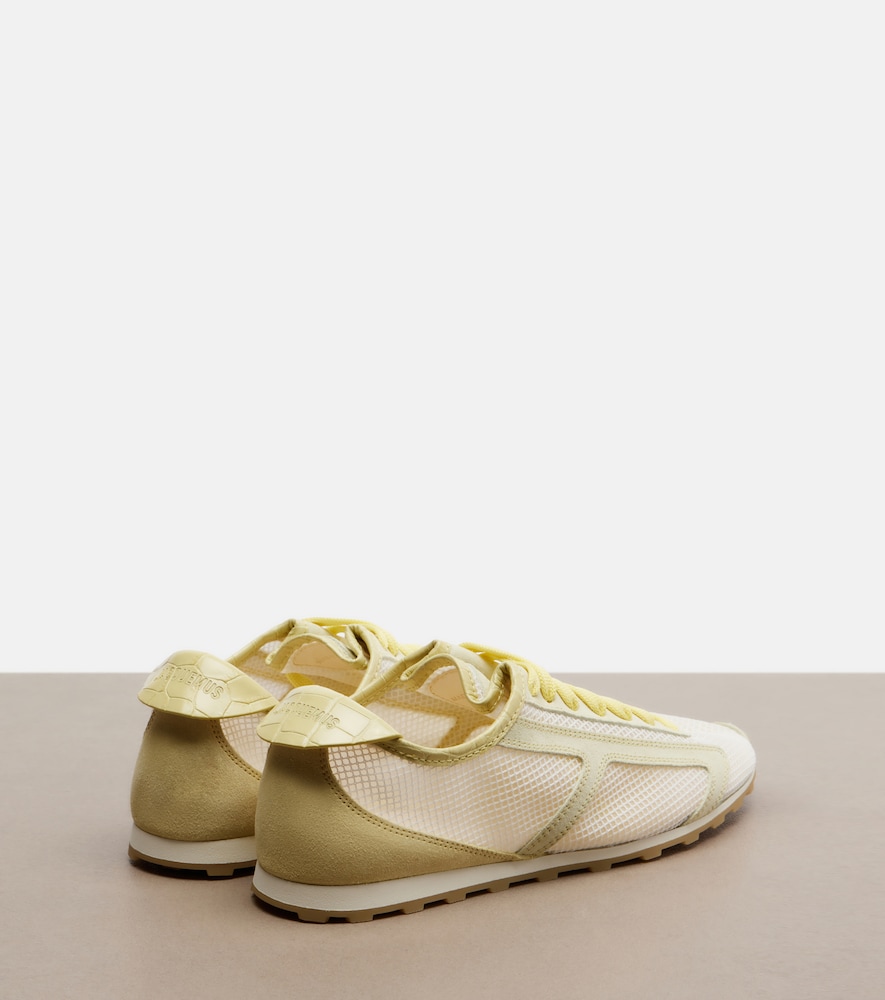  Jacquemus Jacquemus Tennis Leather-trimmed Sneakers 