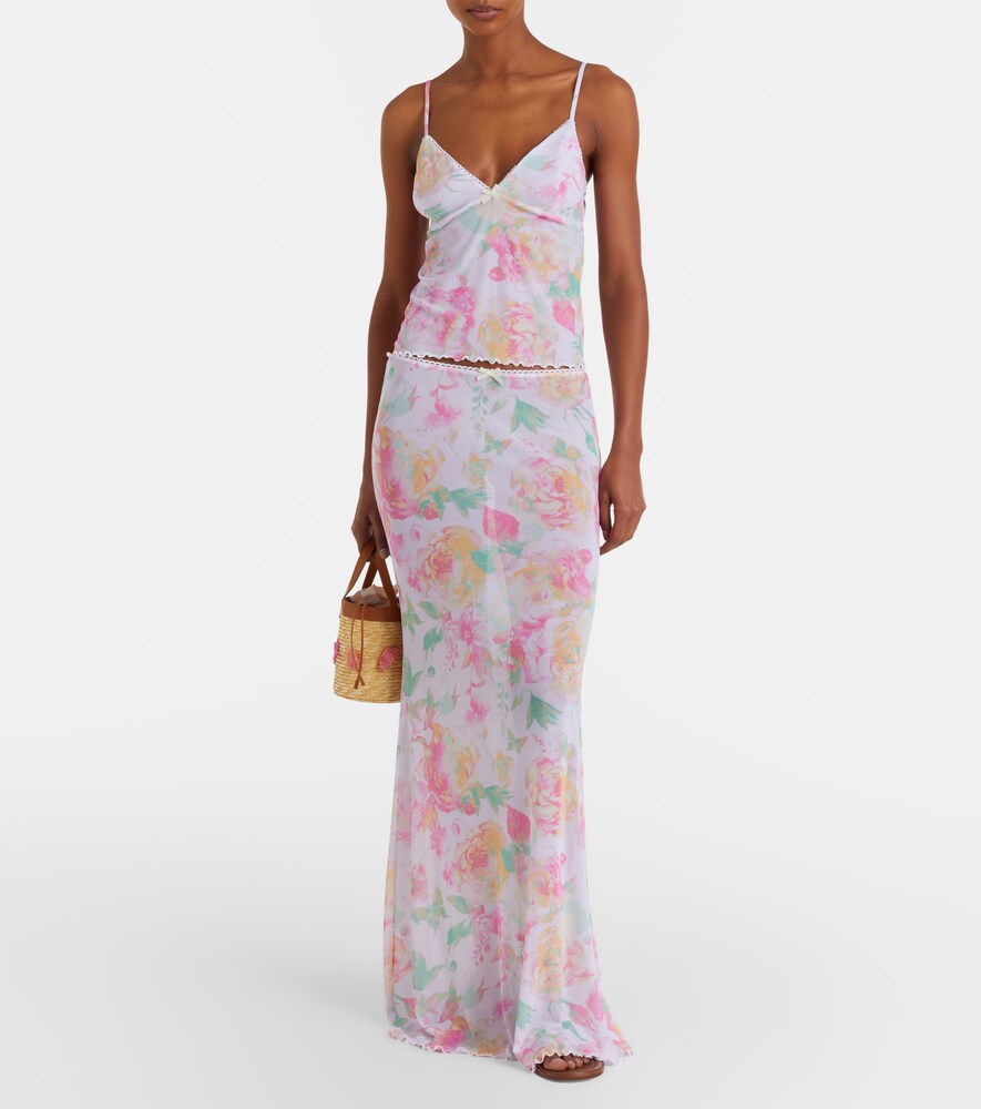 Bananhot Bananhot Solay Floral Maxi Skirt 