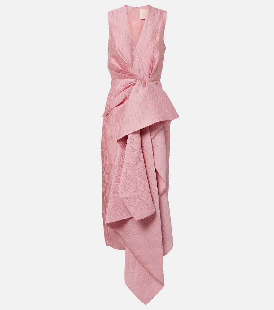 Roksanda Draped midi dress | Thumbnail 6 Roksanda Draped midi dress | Thumbnail 6