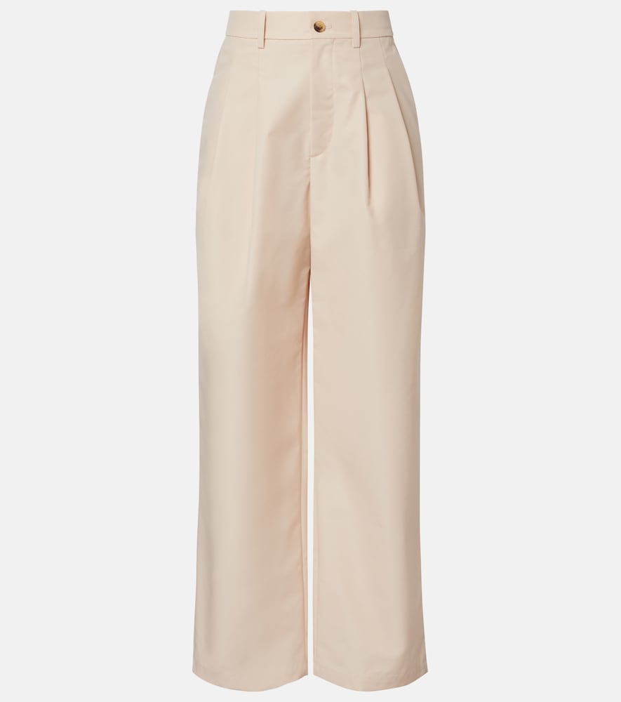 Wardrobe.NYC Wardrobe. NYC Pleated cotton-blend wide-leg pants | Thumbnail 7