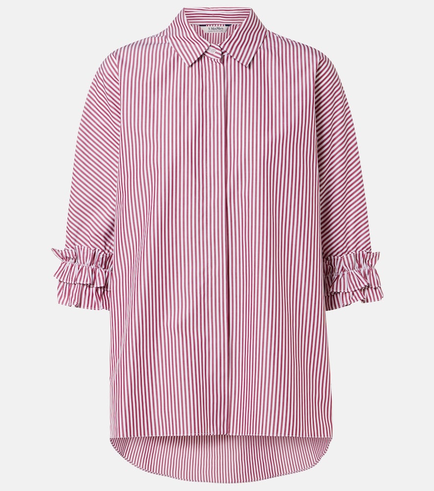 'S Max Mara Striped cotton poplin shirt