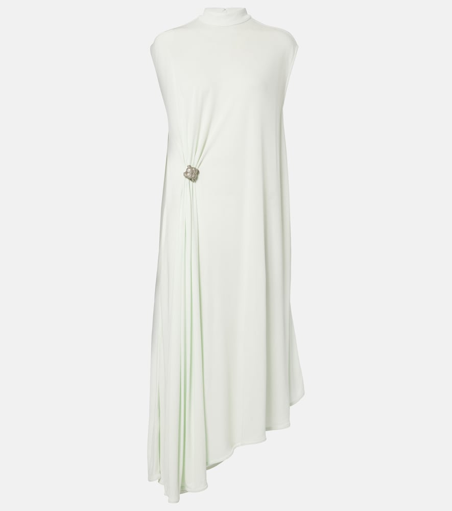 Abito midi Knot in crÃªpe di jersey