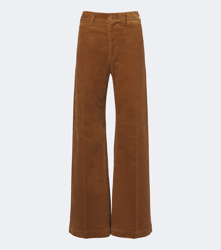 Polo Ralph Lauren Donna Pantaloni In Velluto Di Cotone A Coste Marrone It Taglia 40- Mytheresa
