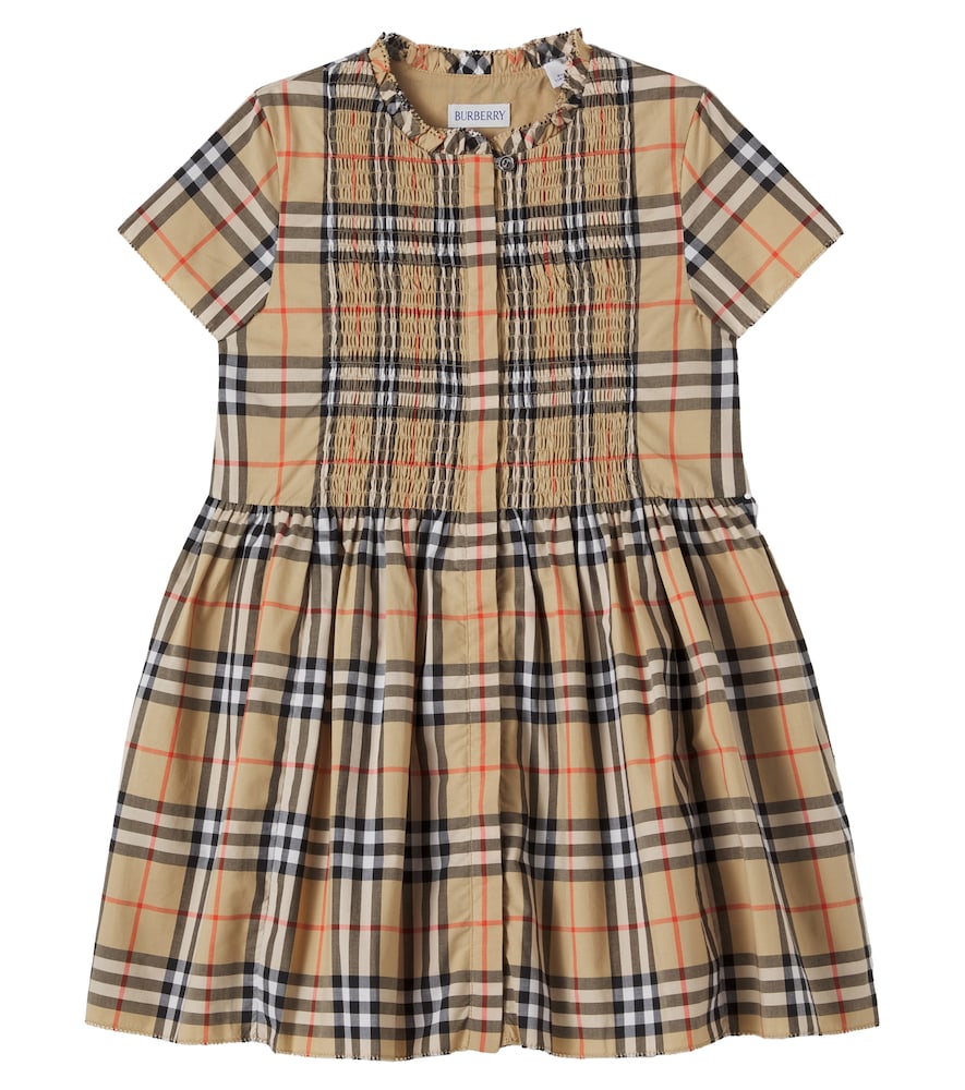 Kleid Burberry Check aus Baumwolle