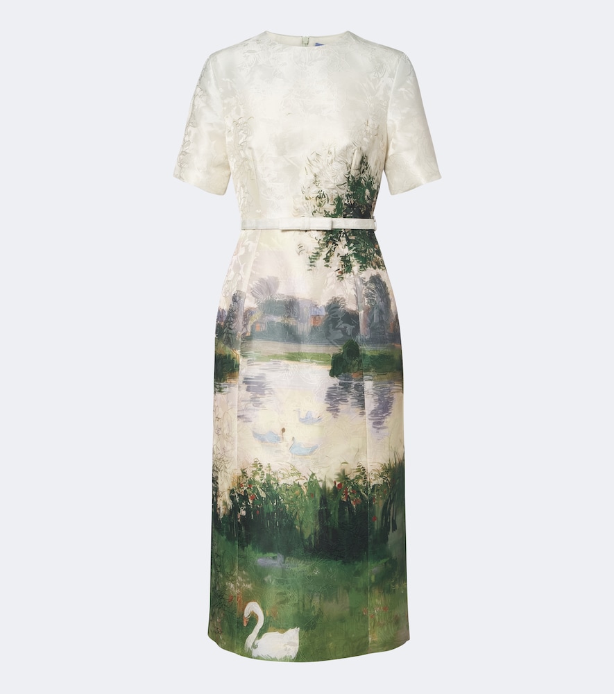Bedrucktes Midikleid Elizabeth aus Jacquard