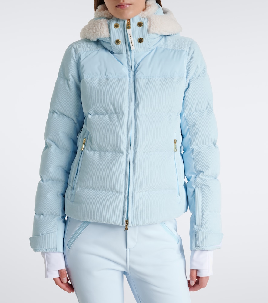 Minud Shearling-Trimmed Down Ski Jacket