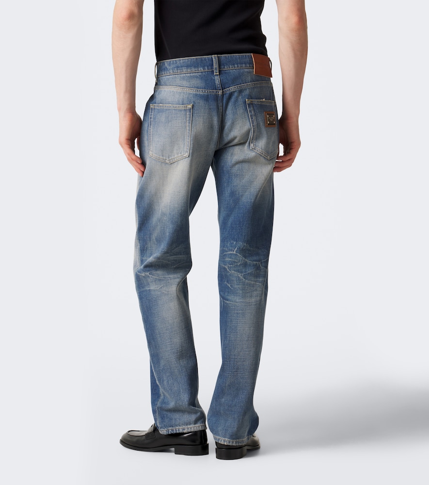 Dolce&Gabbana Distressed Straight Jeans