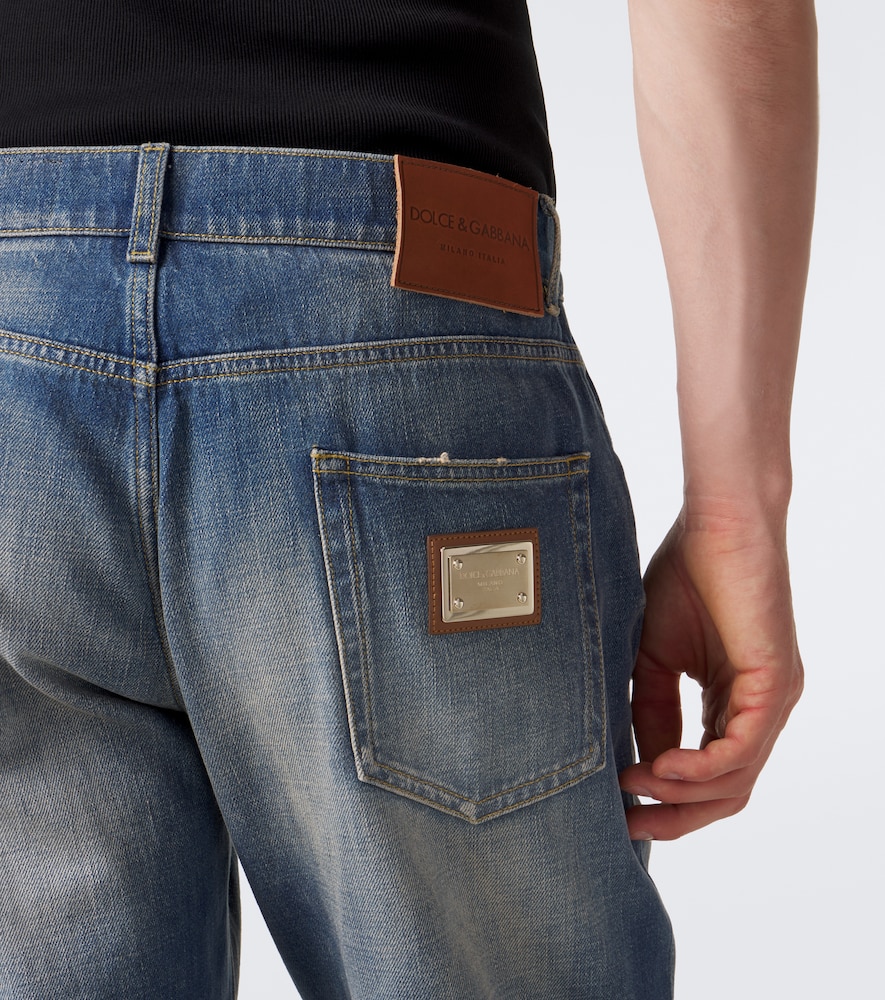 Dolce&Gabbana Distressed Straight Jeans
