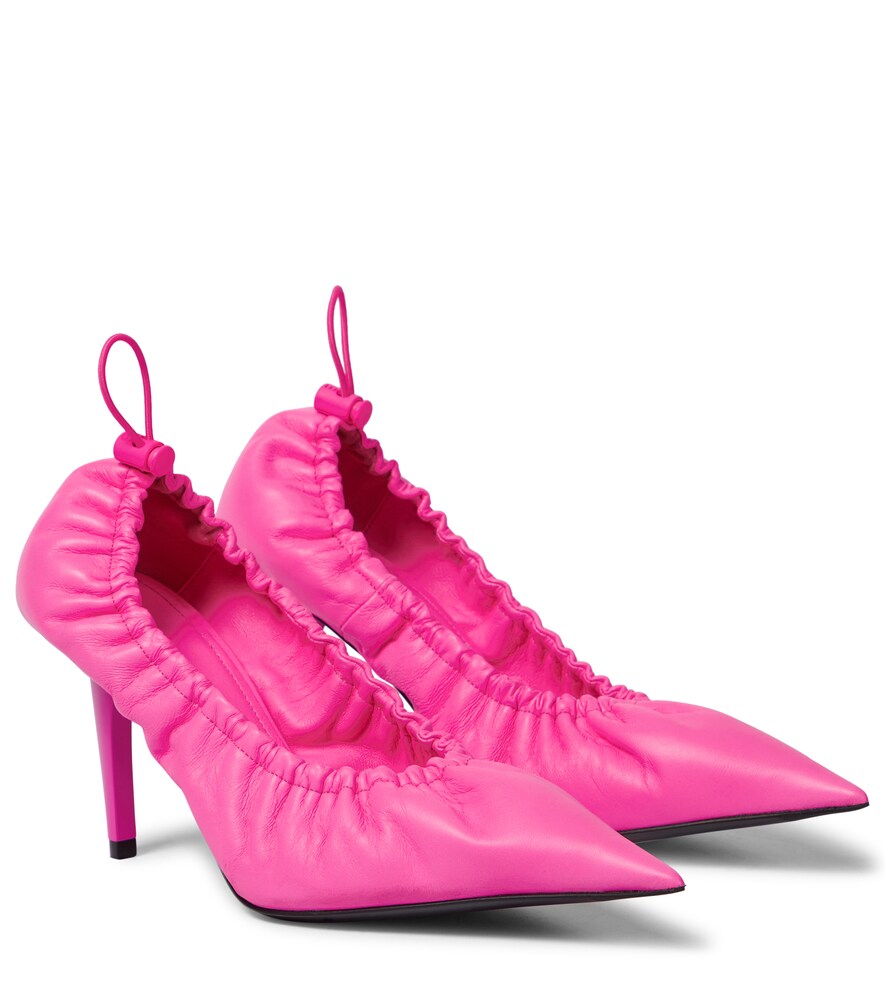 balenciaga heels pink