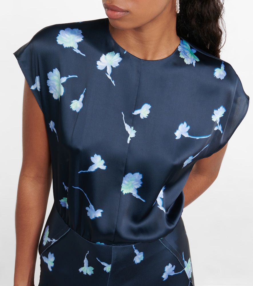  Vince Vince Floral Midi Dress 