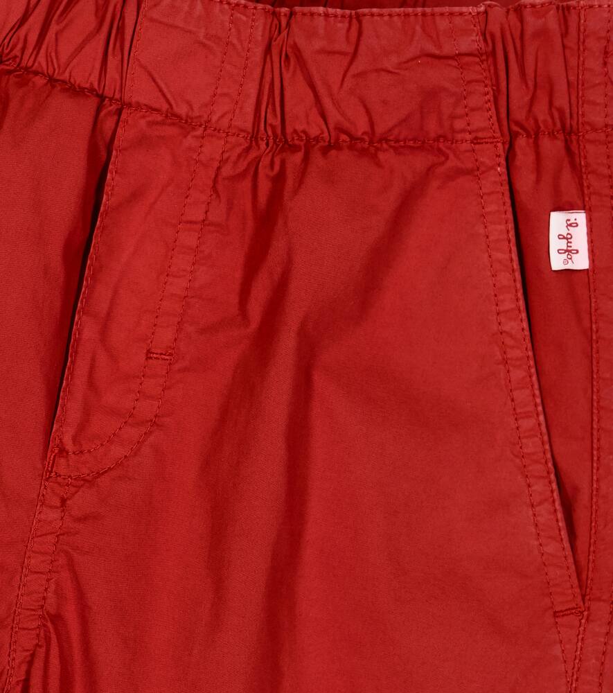 Il Gufo Shorts Aus Baumwolle In Goji Red