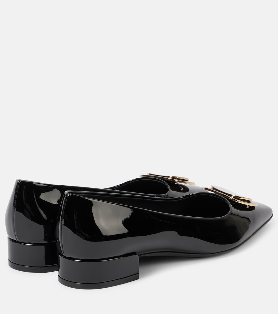  Ferragamo Ferragamo Ballerinas Venera Aus Lackleder 