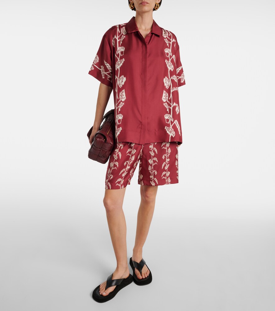  Asceno Asceno Hemd Montauk Aus Seiden-twill 