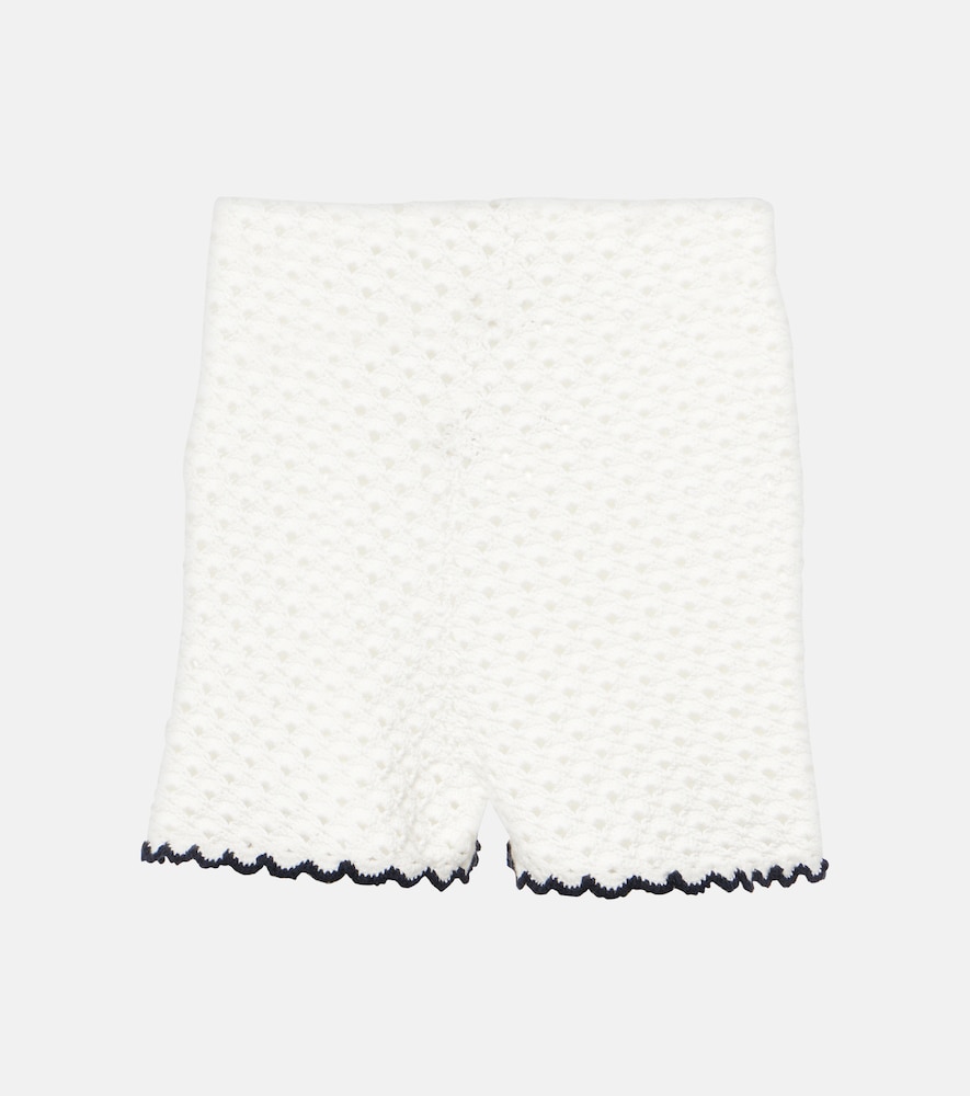 Zimmermann Halliday pointelle scalloped high-rise shorts　Zimmermann Halliday ポインテル スカラップ ハイライズ ショーツ Zimmermann