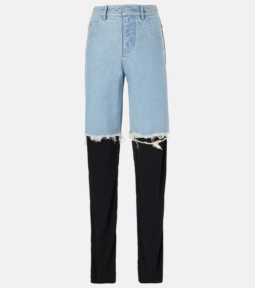 Christopher Esber Deconstructed wide-leg jeans