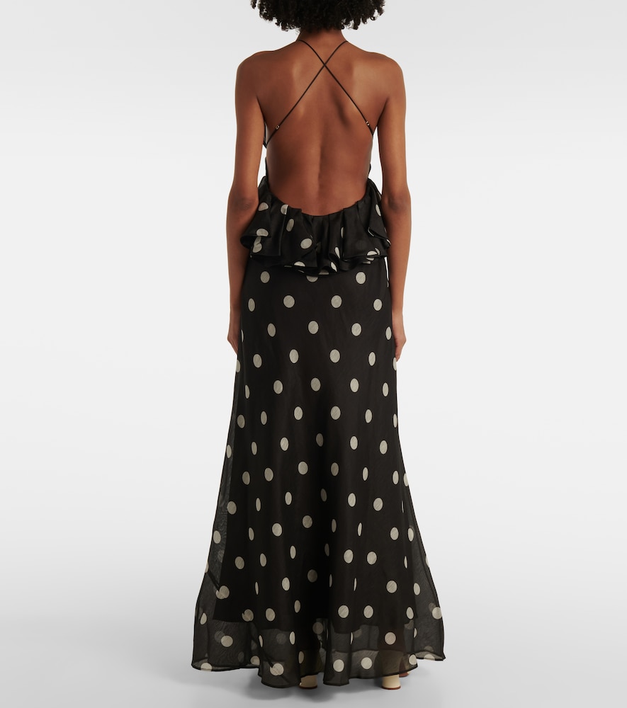  Zimmermann Zimmermann Robe Crush Aus Leinen Und Seide 